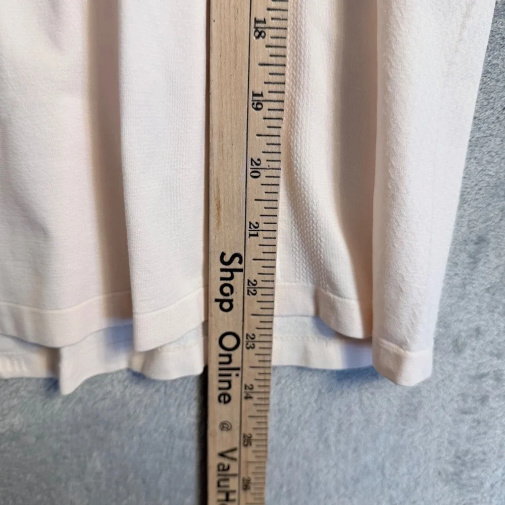 CALIA Seamless Johnny Collar Polo Faded Pink Short Sleeve‎ Golf Shirt Top XL